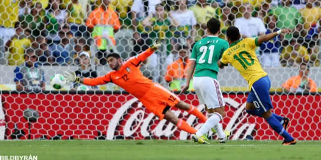 Brasilien-Mexiko 2-0: Magisk insats av Neymar!