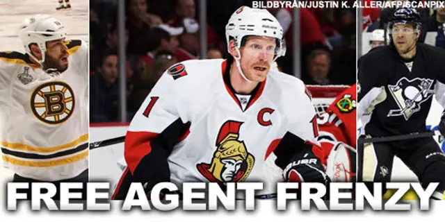 Free agent frenzy-bloggen: Matt Beleskey fortsätter i Ducks