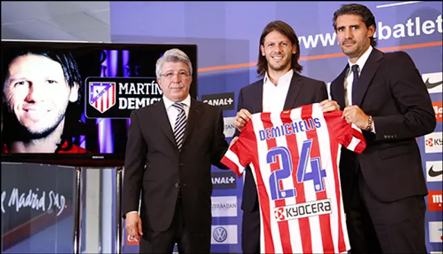 Martín Demichelis: "Jag är här för att konkurrera med Godín och Miranda"