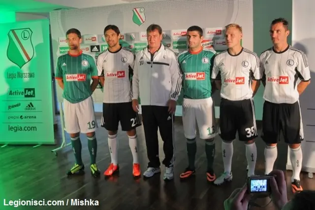 Legia Warszawa presenterar nytt matchställ