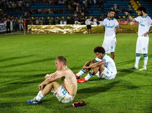 CSKA 3 - 0 Zenit. Chanslösa i värmen