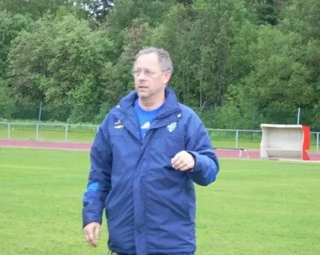 Lars Lagerbäck tränade!