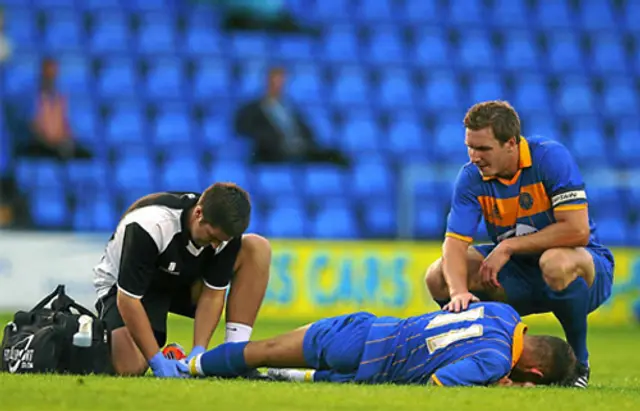 Shrewsbury löser anfallskrisen med lån från Aston Villa