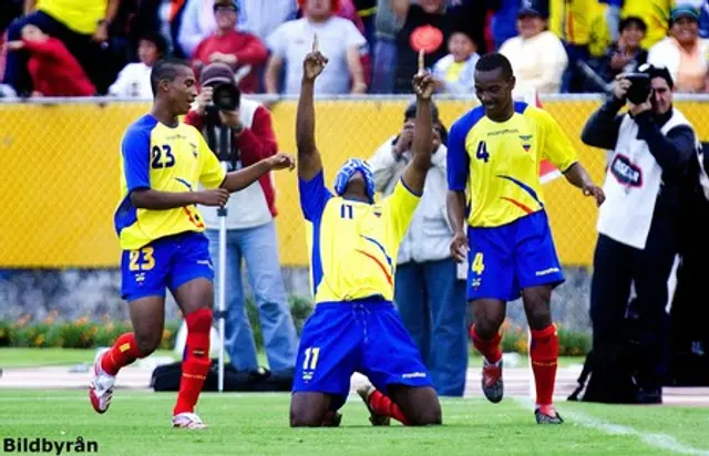 U-20 Sydamerika: Slutspelsklart - Ecuador ute efter lottdragning