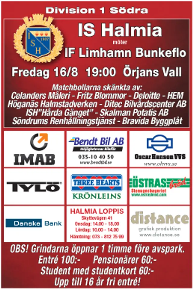 Inför IS Halmia – Limhamn Bunkeflo (LB07)