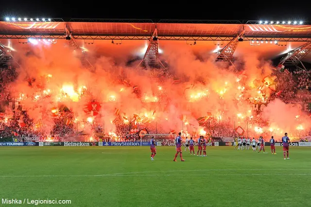 Ingen publik mot Wisla Kraków