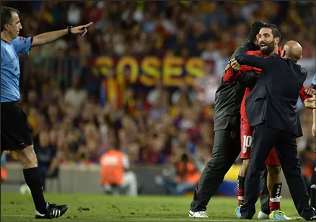 Filipe Luís, Arda Turan och Profe Ortega har fått sina straff