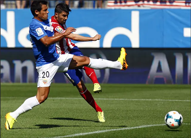 Atlético upp i delad serieledning efter segern mot Almería