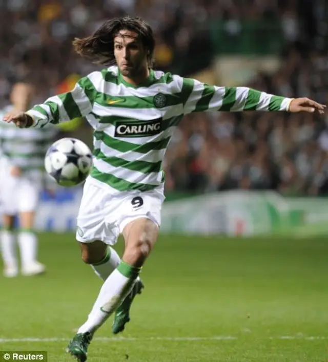 <i> Milans motståndare i Champions League:</i> Georgios Samaras, Celtic