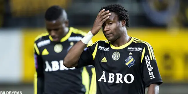 Oinspirerat AIK tappade mot toppen