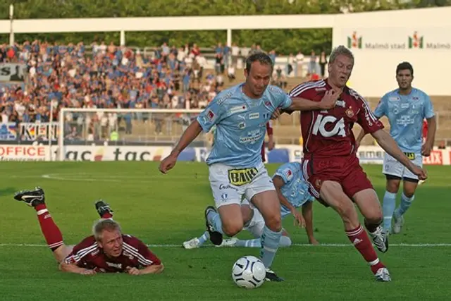 En match med tv&aring; ansikten