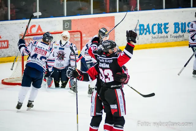 Bildspel Nybro Vikings - Halmstad