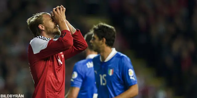 Danmark-Italien 2-2: Due due