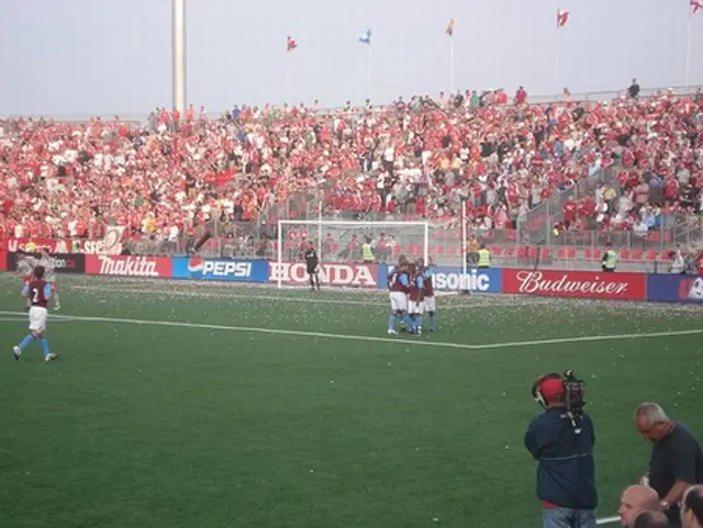 Bilder fr&aring;n tr&auml;ningsmatchen i Kanada