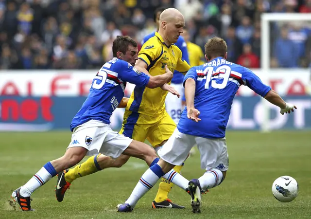 Inför Hellas Verona - Sampdoria - gemellaggio på Bentegodi