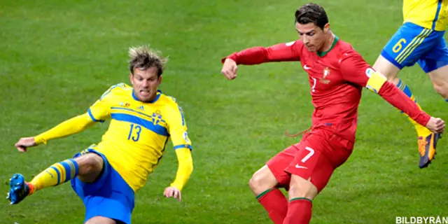 Matchrapport: Sverige 2 - 3 Portugal