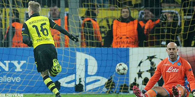 Borussia Dortmund 3 - 1 Napoli: Partenopei tog inte chansen.