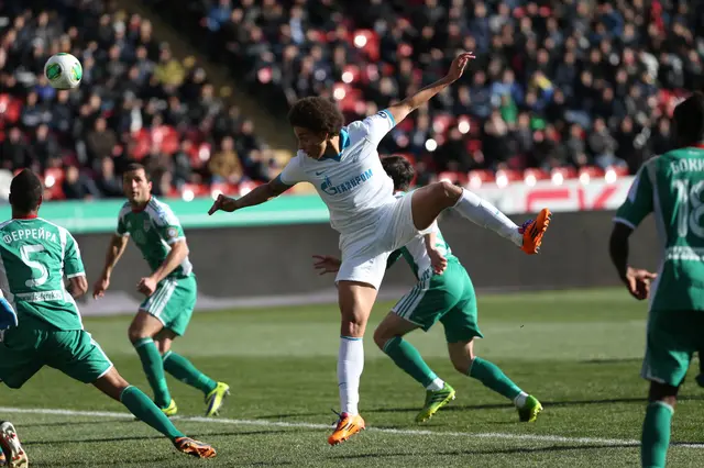 Terek 1 - 1 Zenit. Witsel räddade poäng för blekt Zenit