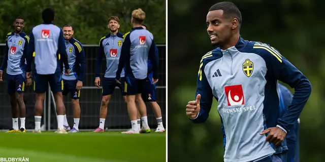 Bildextra: Här tränar Alexander Isak med landslaget