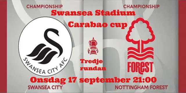 Inför Swansea City A.F.C - Nottingham Forest FC