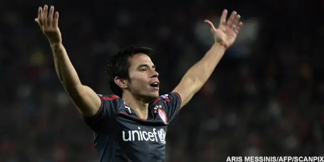 Saviola sköt Olympiakos vidare i Champions League