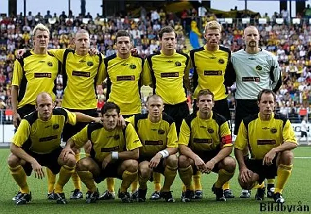 Laget inf&ouml;r nyckelmatchen