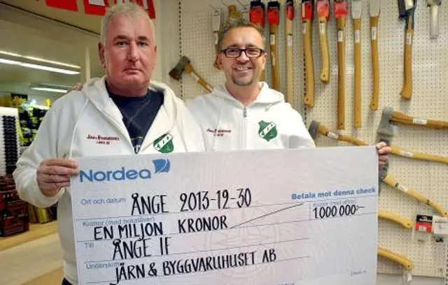 Ånge IF får in miljonsponsor