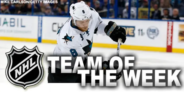 Team of the Week #10: ”Pavelski överskuggade St. Louis”