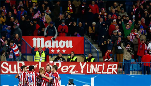 Atlético tar sig an Valladolid på Vicente Calderón