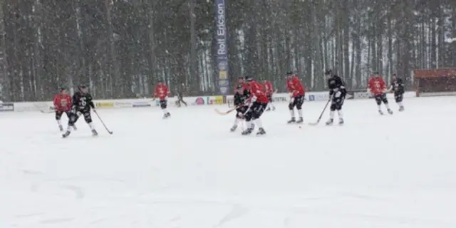 Tillberga lyckades ta två poäng på ett snöigt Tunet