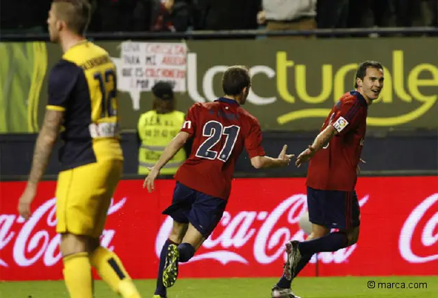 Osasuna spelade ut Atlético