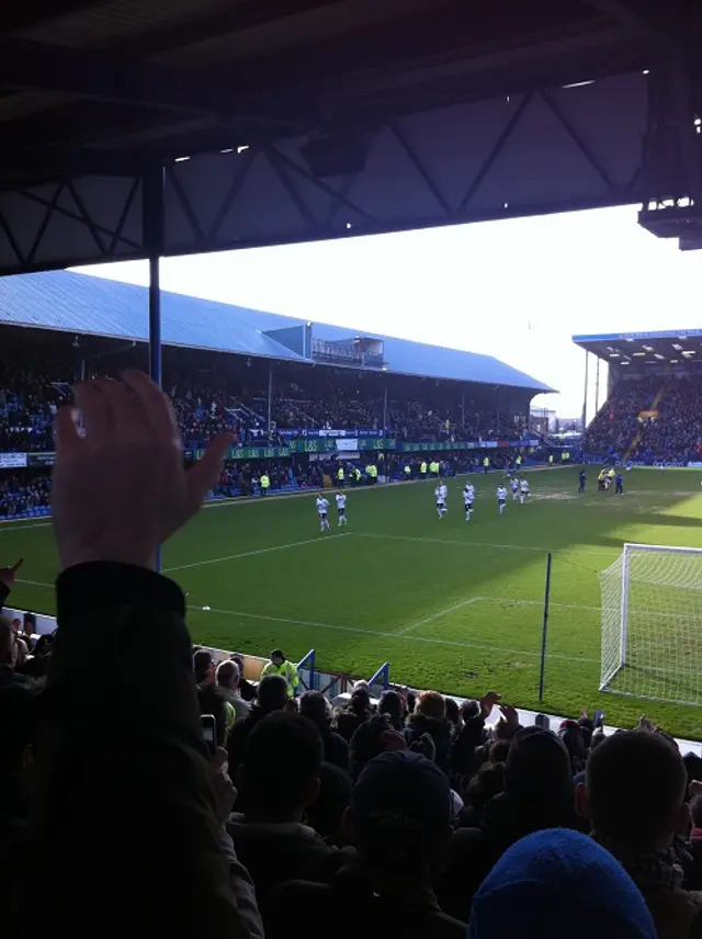 Reserapport: POMPEY AWAY, I´m singing in the rain when the saints goes marching in!