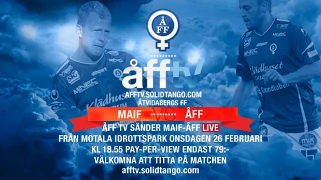 ÅFF-TV sänder Motala-Åtvidaberg