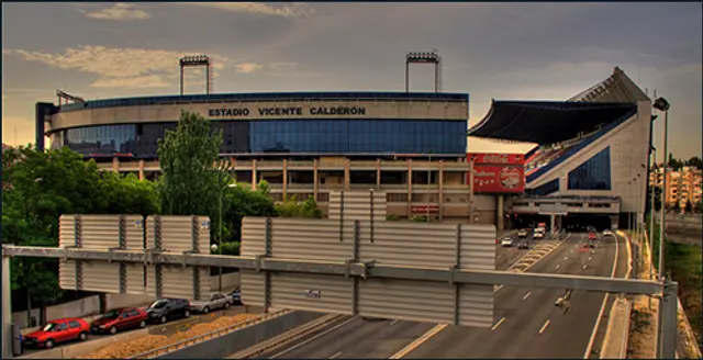 Tabelljumbon gästar Vicente Calderón