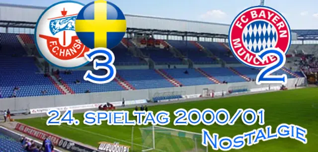 3 mars 2001: Svensklaget Hansa slår Bayern!