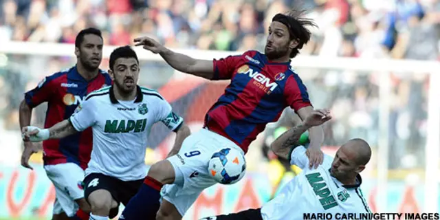 Bologna-Sassuolo 1-2: Steget efter