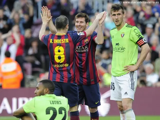 Osasuna krossat på Camp Nou