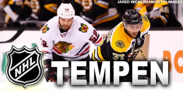 NHL-tempen – vecka 18: ”Bergeron i playoff mode”