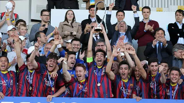 Barcelona vinnare av Uefa Youth League