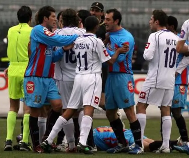 Inf&ouml;r Catania - Fiorentina: Helgens mest sev&auml;rda match spelas i Catania och visas i TV4 Sport.