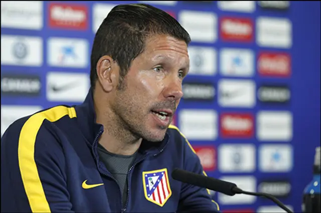 Simeone: "Jag kollar endast på Valencia och Sevilla"