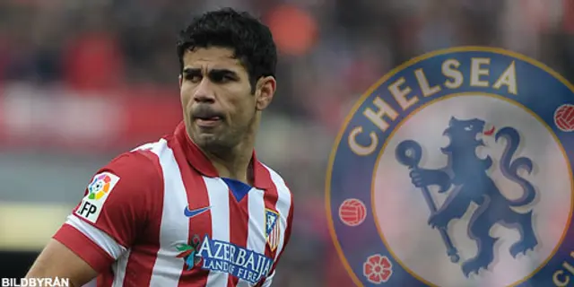 Diego Costa snart klar för Chelsea