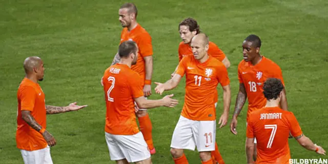 Holland 2 - 0 Wales: Halvdant genrep