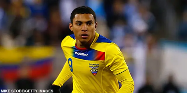 Jefferson Montero klev av träning