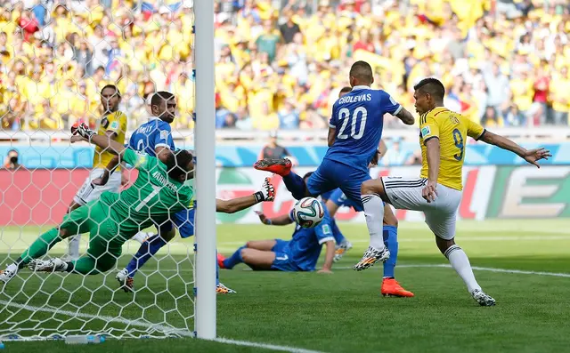 Colombia - Grekland 3-0: Tuff start på VM-slutspelet