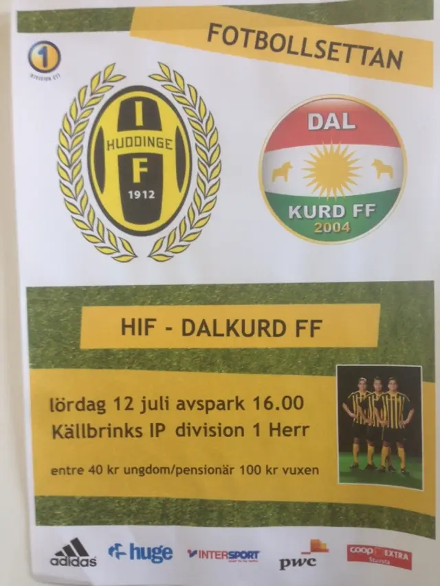 Införrapport: Huddinge-Dalkurd