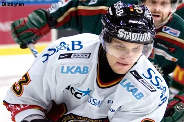 Kalle Kerman l&auml;mnar Lule&aring; Hockey