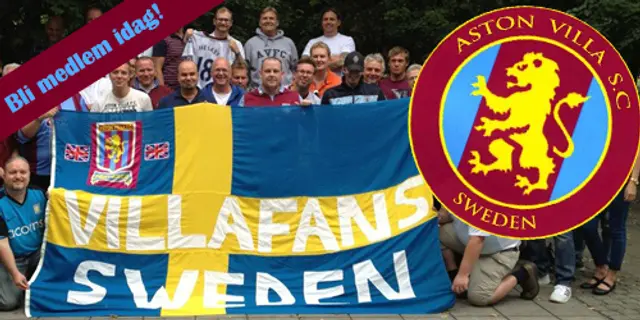 Bli medlem i Aston Villa Supportersclub Sweden 2024/2025