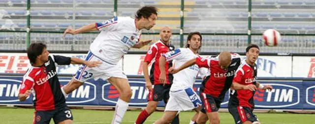 Cagliari – Catania 1-1: En po&auml;ng p&aring; ett bl&aring;sigt Sardinien