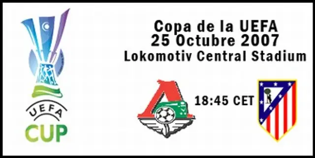 Inf&ouml;r: FC Lokomotiv Moskva - Club Atlético de Madrid